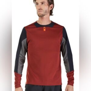 New Fox Racing MTB Defend Long Sleeve Jersey STYLE #: 32367-180-M / Rust Brown